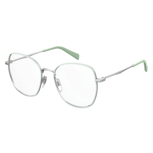 Levi’s Silver Square Eyeglasses for Women, Metal frame