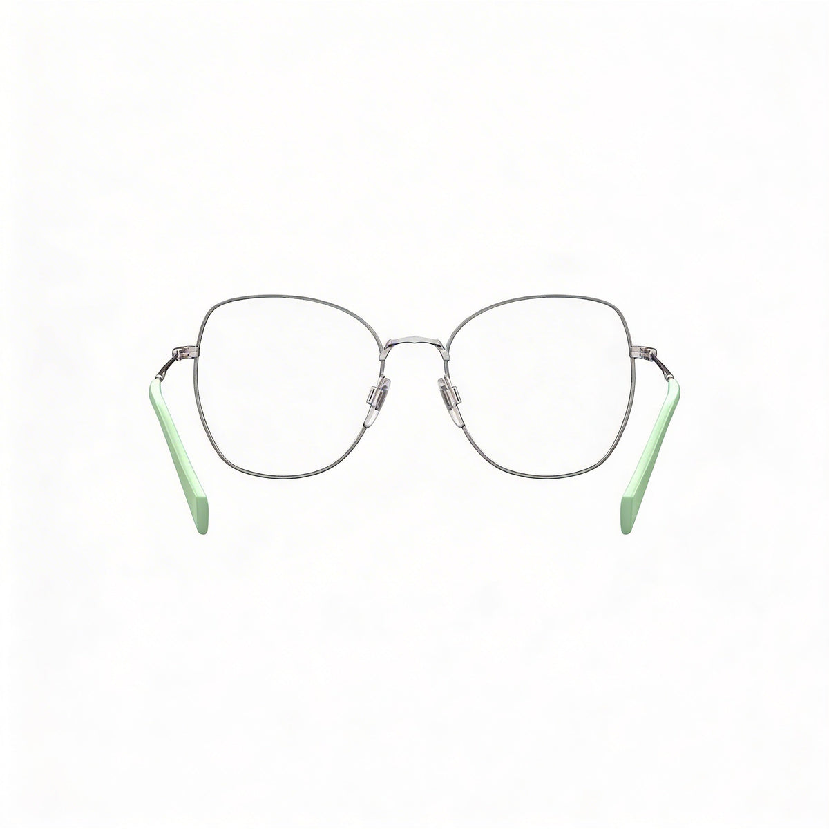 Gafas Levi’s cuadradas verdes para mujer, metal 52 mm, Photo 3