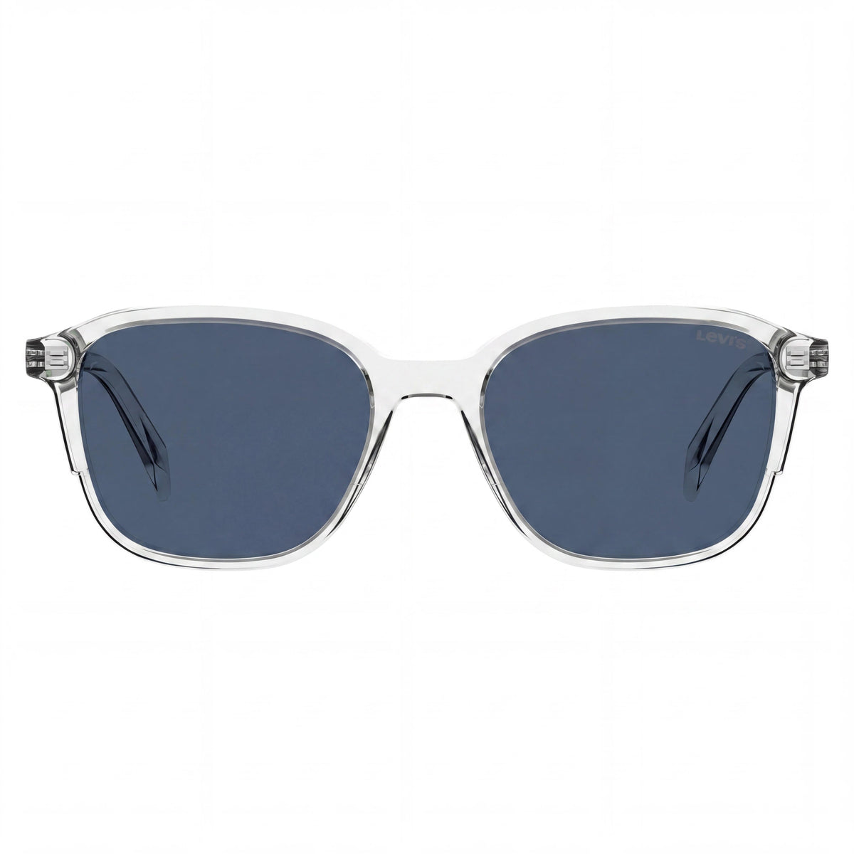 Gafas rectangulares unisex Levi's Timeless en color azul cristal, 53 mm, Photo 2
