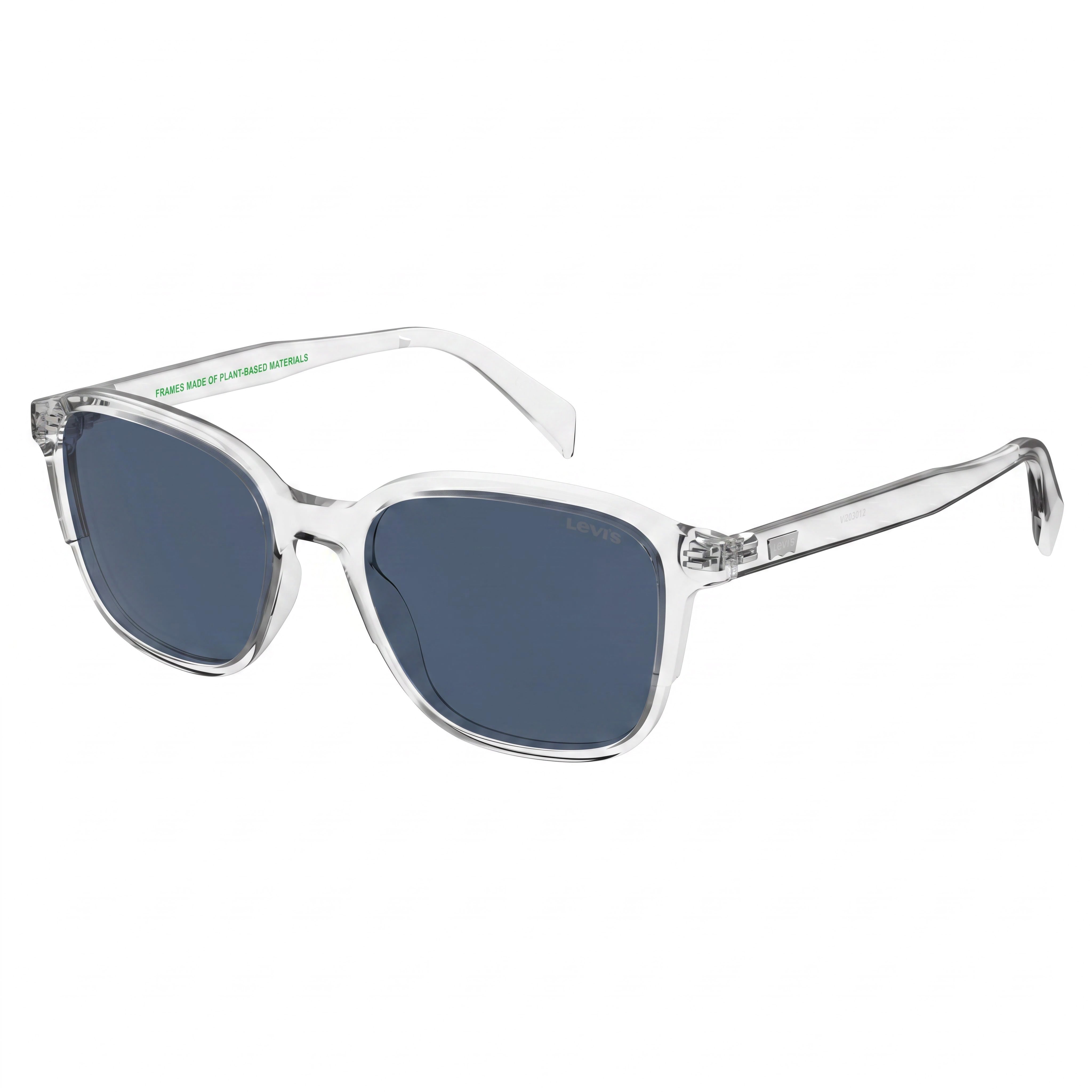 Levi's Timeless Crystal Blue Rectangle Sunglasses Unisex, 53mm, Photo 1