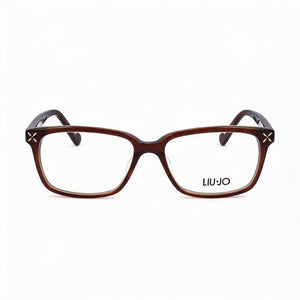Liu Jo Rectangle Eyeglasses Unisex — front view