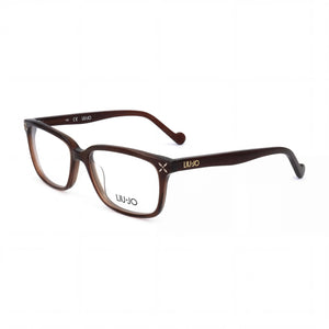 Liu Jo Brown Rectangle Eyeglasses Unisex frame