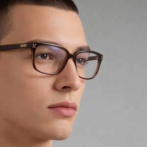 Liu Jo Brown Eyeglasses Unisex — lifestyle wear, office and reading
