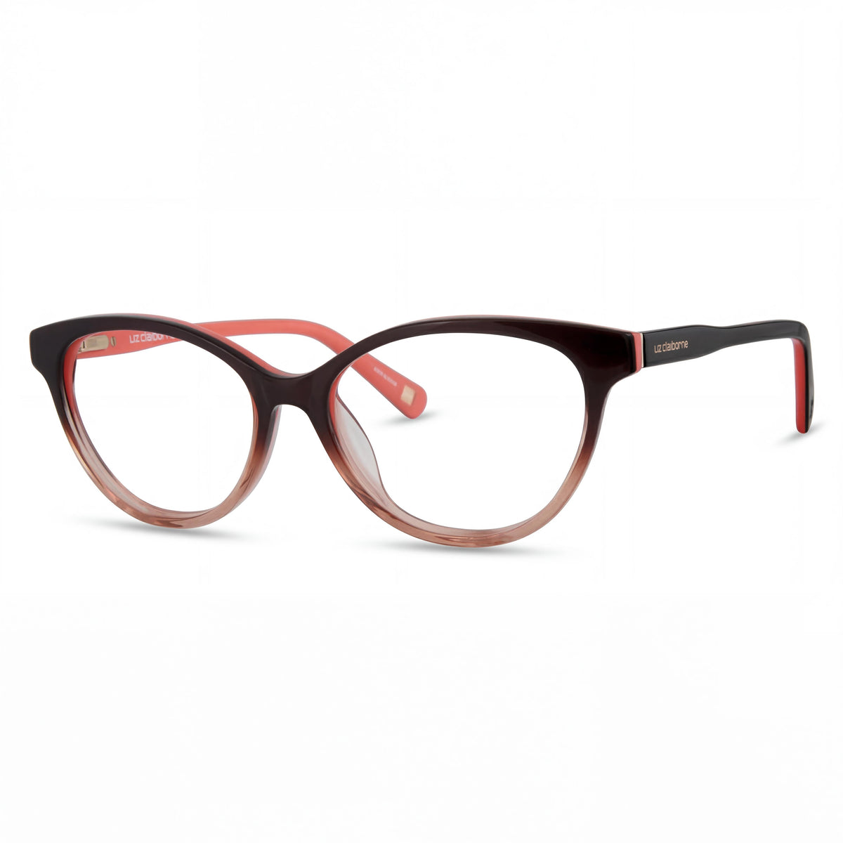 Liz Claiborne 452 Brown Beige Cat Eye Eyeglasses for Men, 51mm, Photo 1
