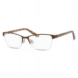 Liz Claiborne 615 Brown Cat Eye Eyeglasses for Women, Metal frame