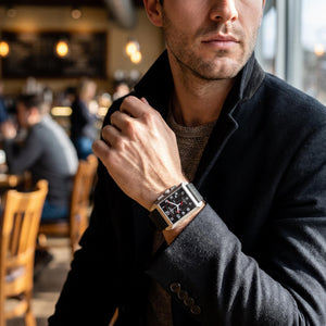 Locman 242BK2BK Men's Watch — wrist wear, Silicone band coffee runs and neighborhood errands