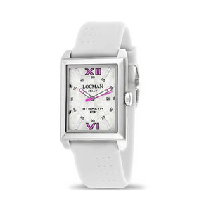 Locman Silver Dial Stainless Steel Men's Watch, 40mm