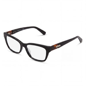 Longchamp LO2697 Black Rectangle Eyeglasses for Women, Propionate frame