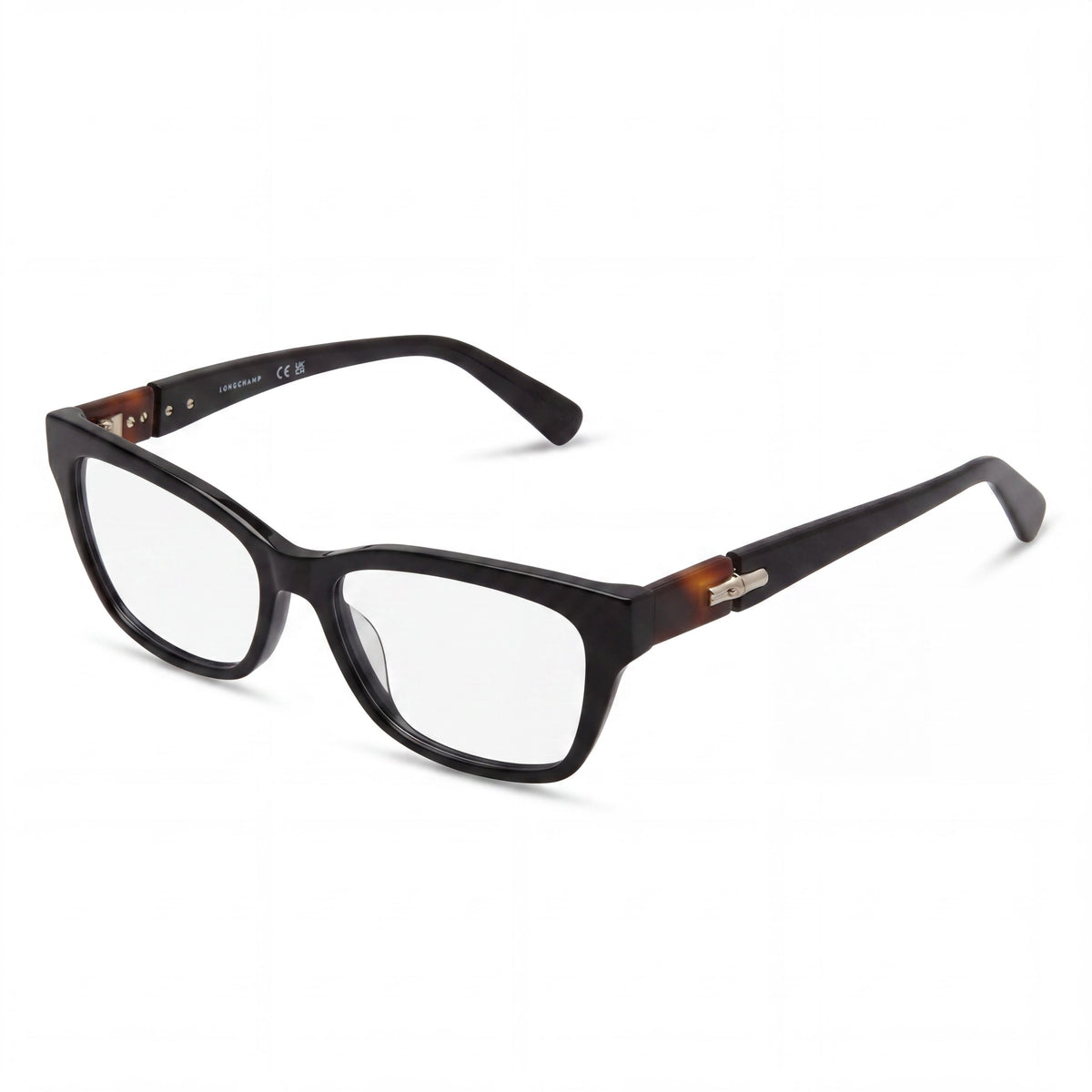 Longchamp Casual LO2697 Black Rectangle Eyeglasses for Women, 53mm, Photo 1