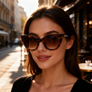 Longchamp Classic Havana Sunglasses Women — outdoor wear, Gradient Light Brown lens
