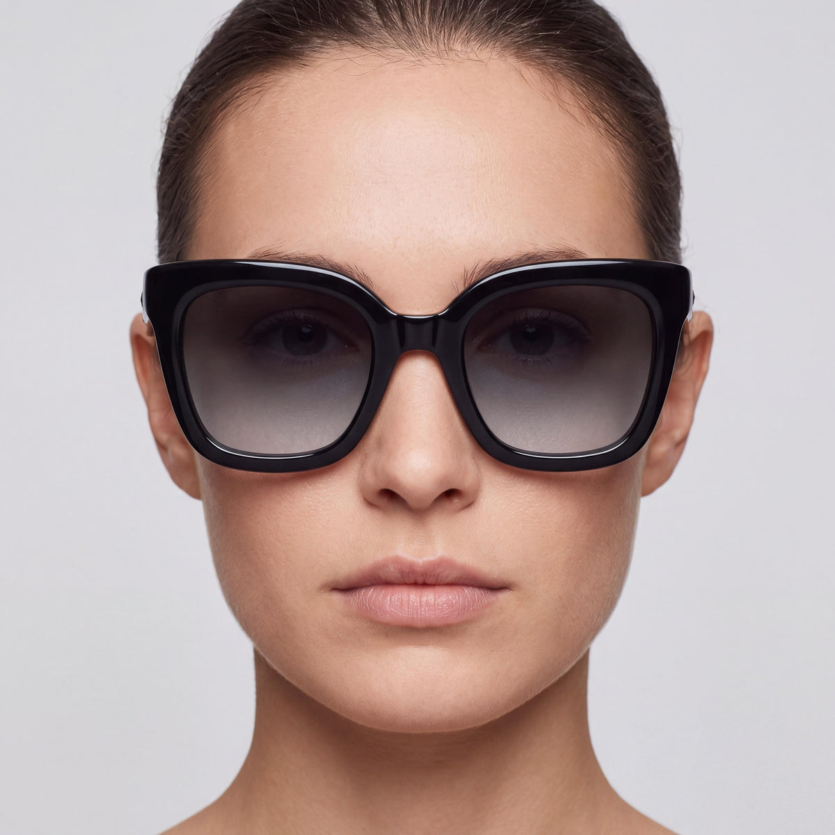 Longchamp LO 793 S 001 Gafas de sol clásicas para mujer, montura de acetato negro, protección UV 400, lentes multicolor 53-23-145mm, Photo 5