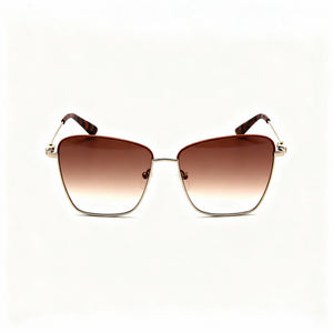 Longchamp LO153S Square Sunglasses for Women — front view, Metal frame