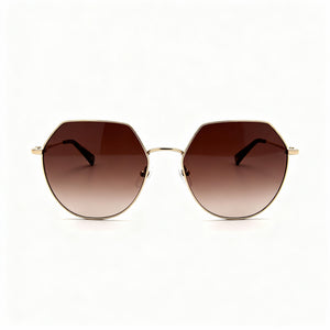 Longchamp LO154S Irregular Sunglasses for Women — front view, Metal frame
