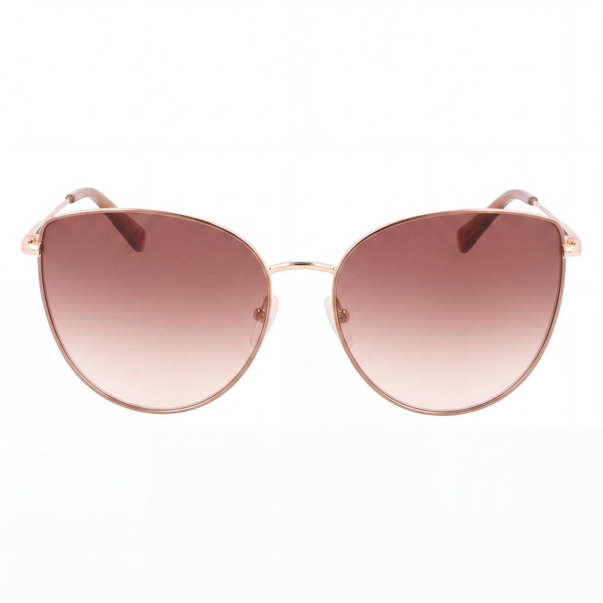 Longchamp LO158S Gold/Beige Cat Eye Sunglasses for Women, 60mm, Photo 2