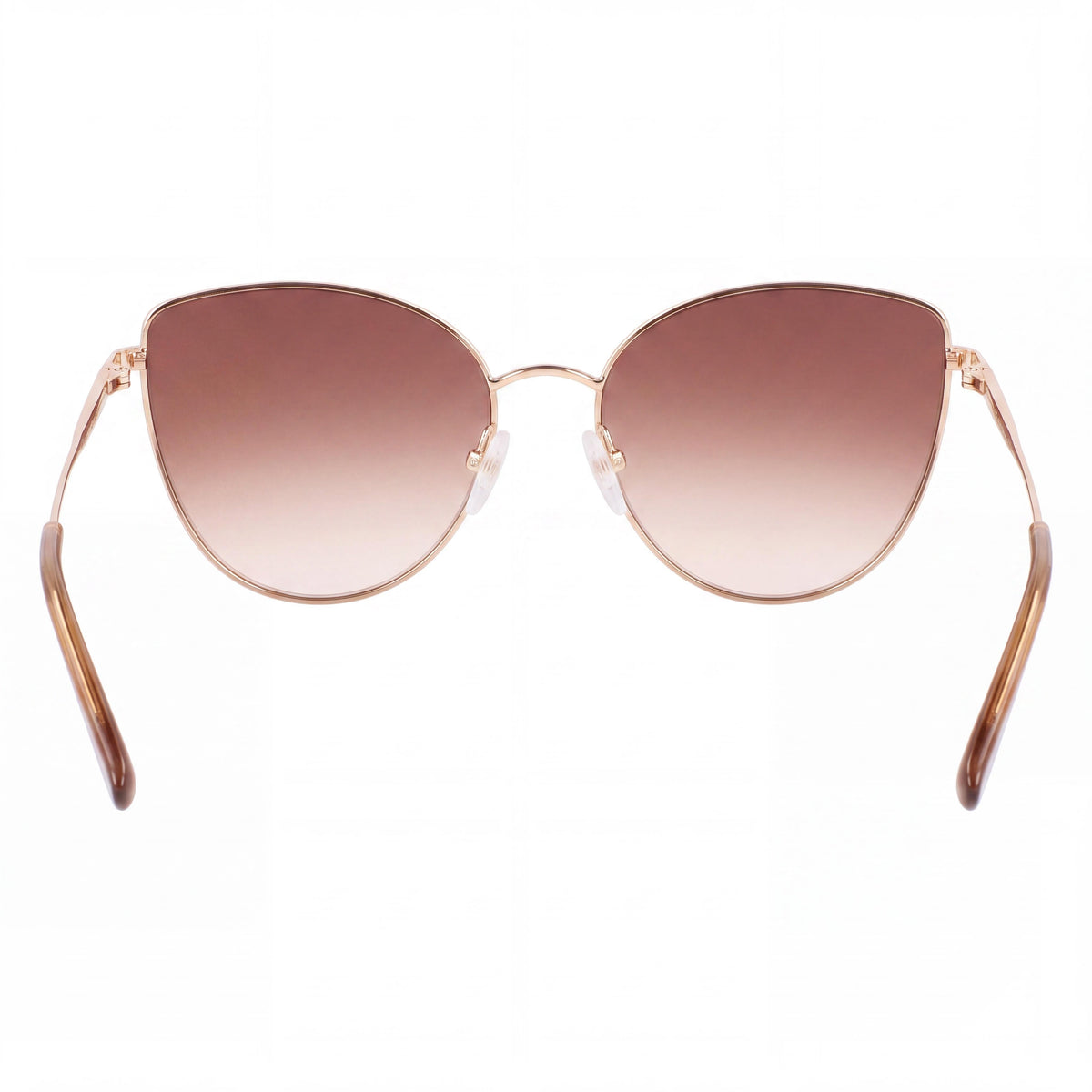 Longchamp LO158S Gold/Beige Cat Eye Sunglasses for Women, 60mm, Photo 4