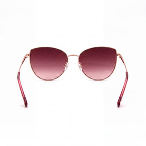 Longchamp LO158S Cat Eye Sunglasses Women — side view, Non-Polarized Rose Gradient lens