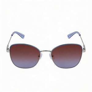 Longchamp LO164S Square Sunglasses for Women — front view, Alloy Steel frame