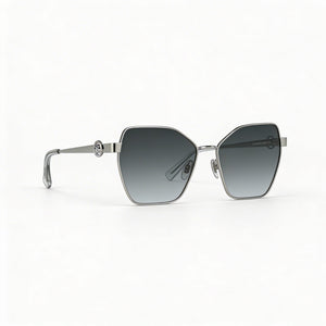 Longchamp LO180S Square Sunglasses for Men — front view, 58mm lens width