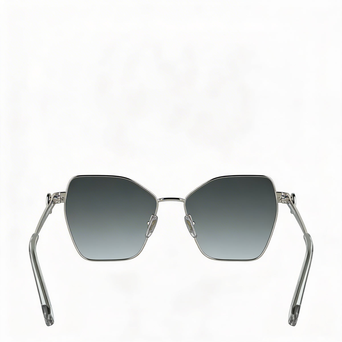 Longchamp LO180S Silver/Gradient Grey Square Sunglasses for Men, 58mm, Photo 3