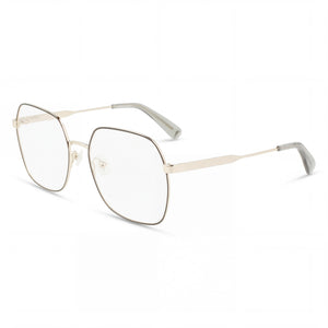 Longchamp LO2148 Gold Square Eyeglasses for Women, Propionate frame