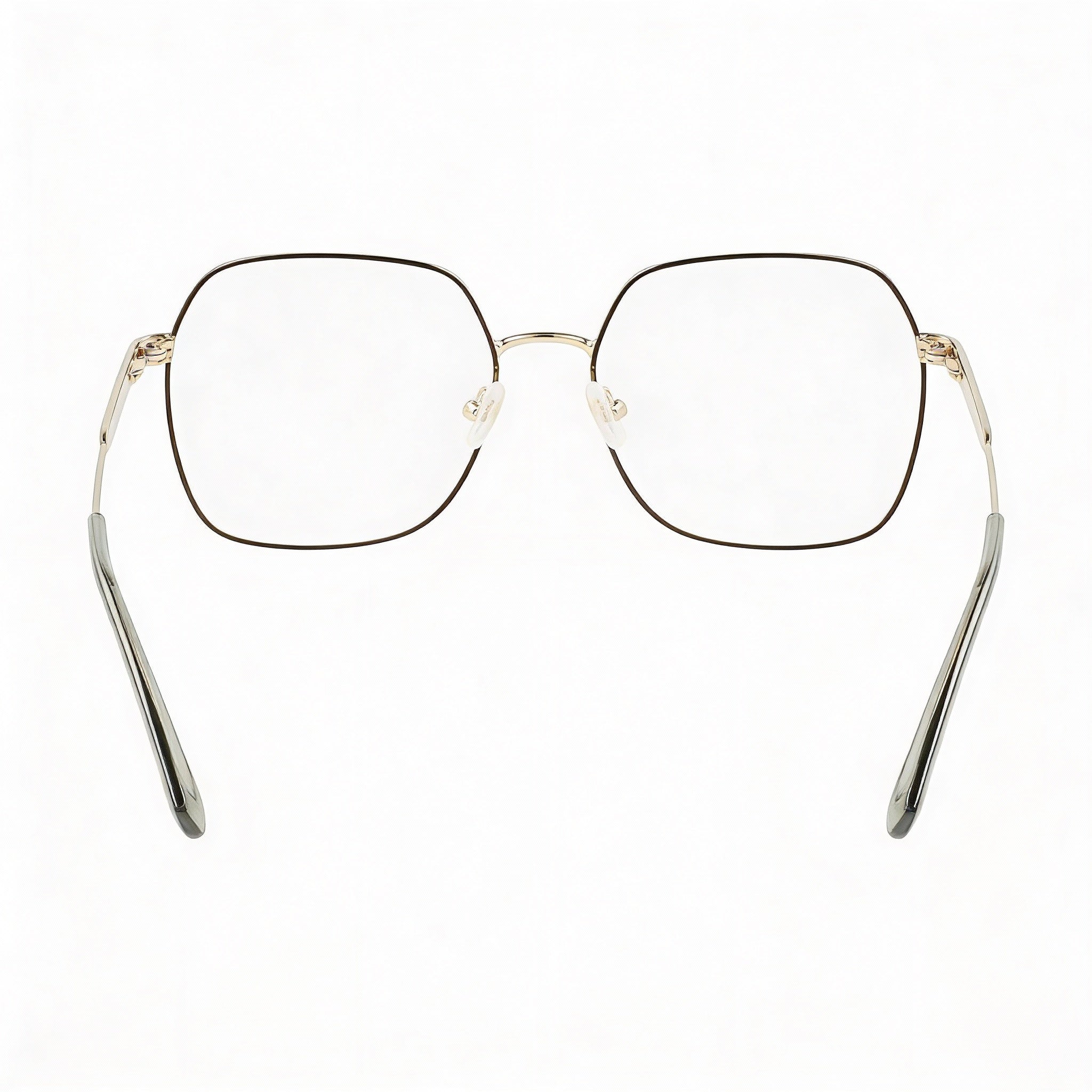 Longchamp LO2148 Gafas Cuadradas Oro Negro para Mujer, 55mm, Photo 3