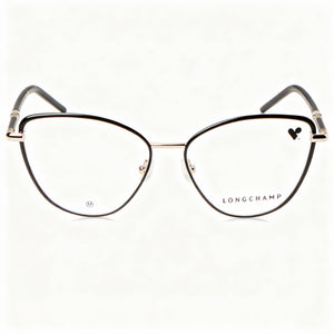 Longchamp LO2156 Square Eyeglasses for Men — front view, Metal