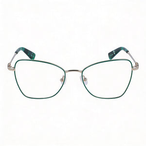 Longchamp LO2157 Butterfly Eyeglasses for Men — front view, Metal
