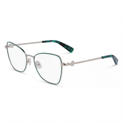 Longchamp LO2157 Gold Butterfly Eyeglasses for Men, Metal frame