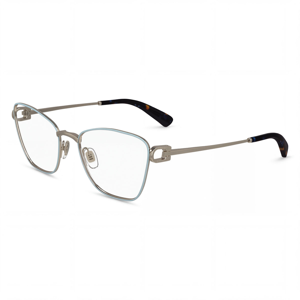 Longchamp Lo2162 Light Gold Azure Cat Eye Eyeglasses for Women, 54mm, Photo 1