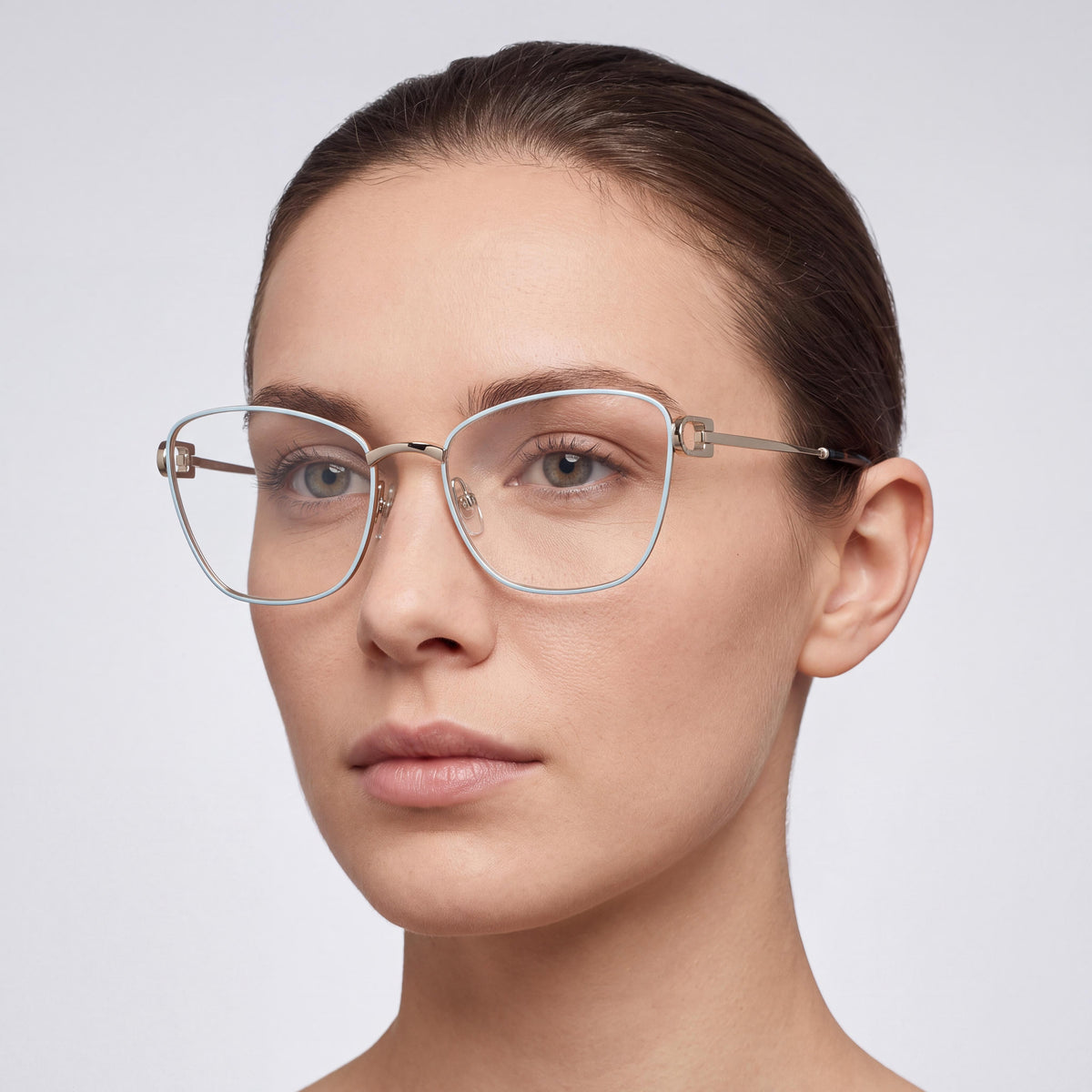 Longchamp Lo2162 Light Gold Azure Cat Eye Eyeglasses for Women, 54mm, Photo 4