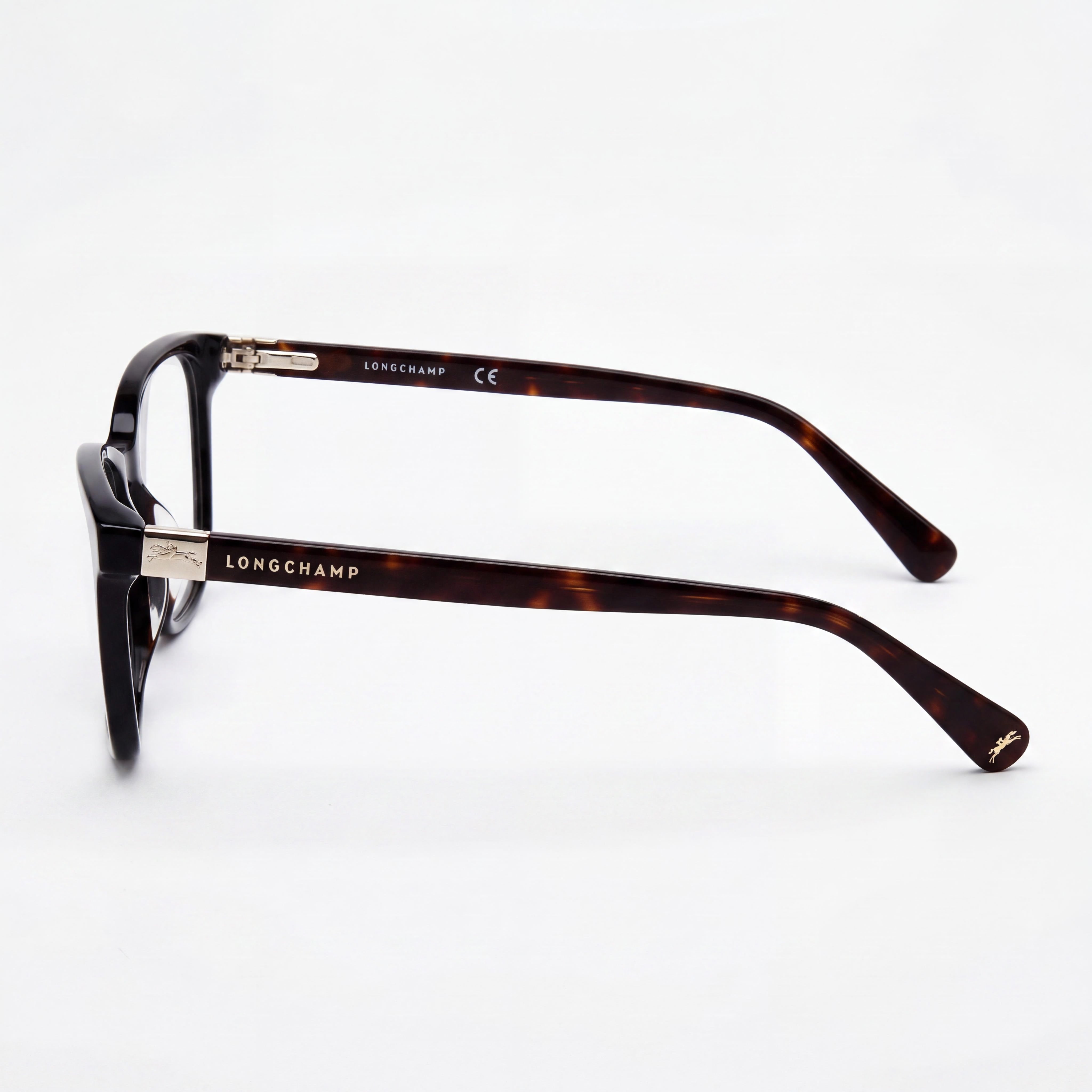 Gafas graduadas rectangulares Longchamp LO2647 Black Havana para mujer, 53 mm, Photo 2