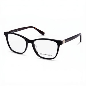 Longchamp LO2647 Black Rectangle Eyeglasses for Women, Acetate frame
