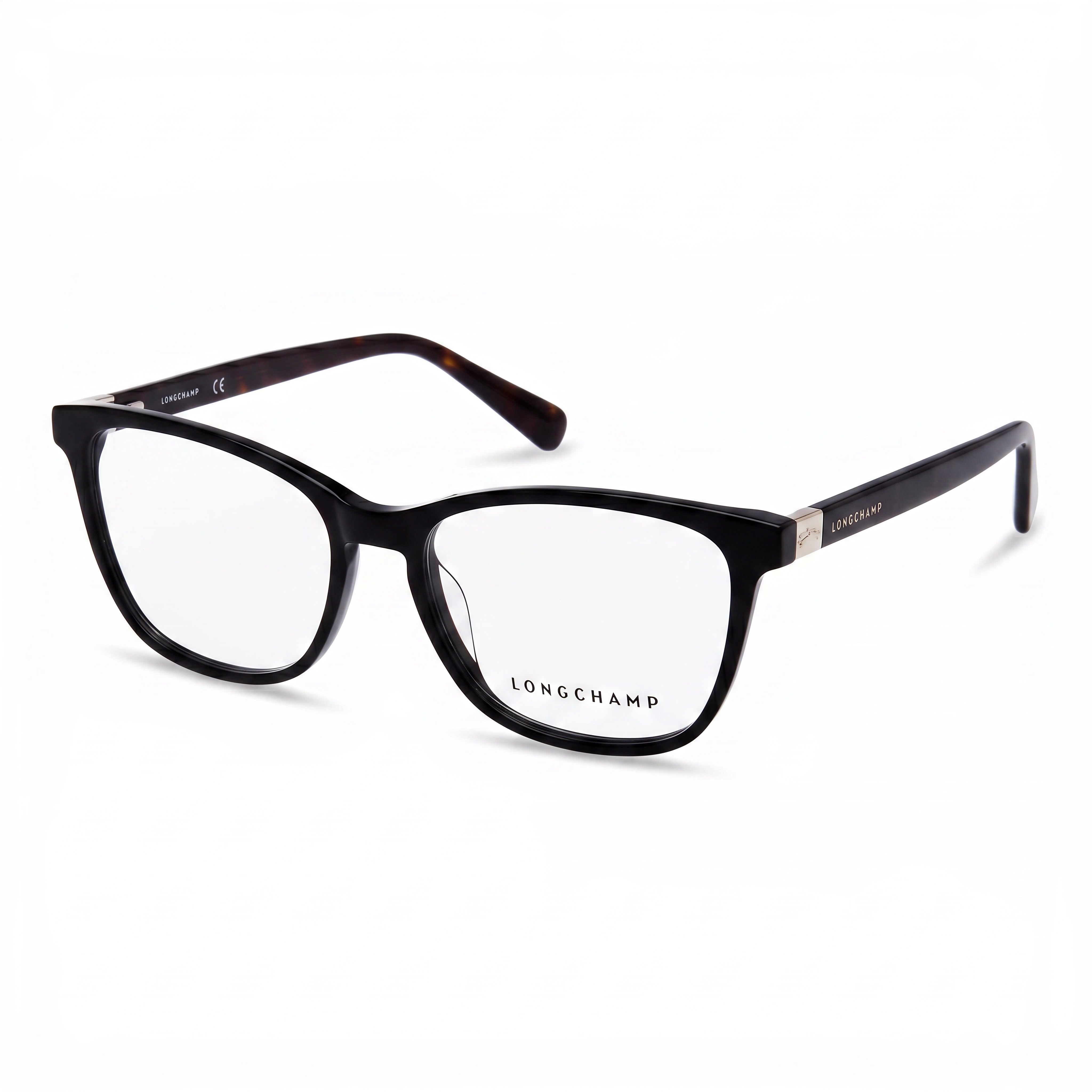 Gafas graduadas rectangulares Longchamp LO2647 Black Havana para mujer, 53 mm, Photo 1