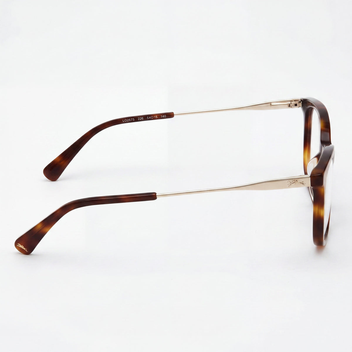Longchamp LO2675 Havana Rectangle Unisex Eyeglasses, Acetate 54mm, Photo 3