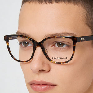 Longchamp LO2687 242 53 Havana Eyeglasses Unisex — lifestyle wear, office and reading