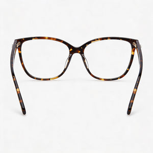 Longchamp LO2687 242 53 Square Eyeglasses Unisex — side view, Havana Plastic temples