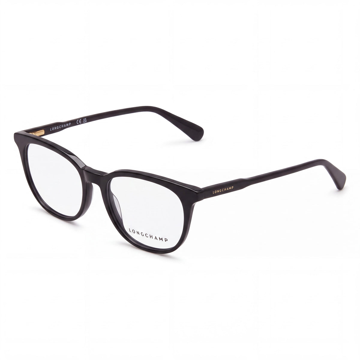 Gafas graduables para mujer Longchamp LO2693, montura de plástico, lentes de policarbonato, negro/blanco, 54 mm, Photo 1