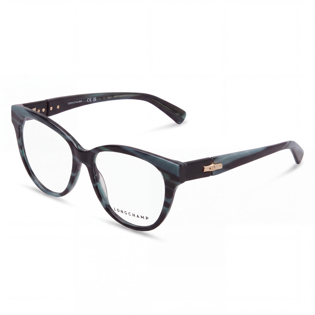 Longchamp Lo2698 Petrol Horn Cat Eye Eyeglasses for Women, 53mm, Photo 1