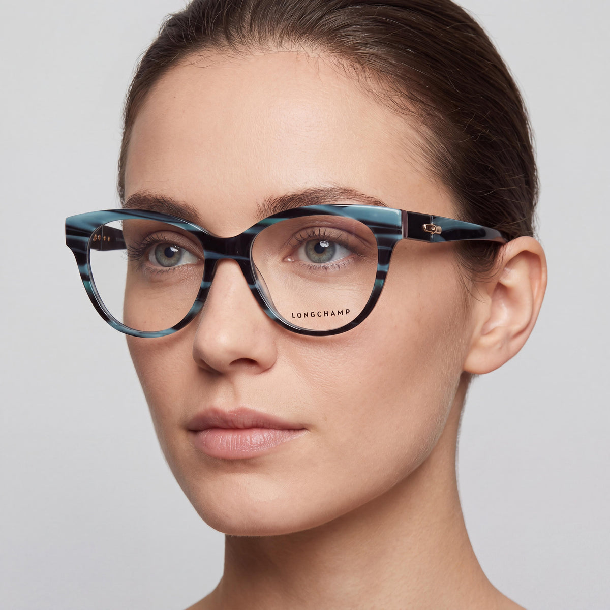 Longchamp Lo2698 Petrol Horn Cat Eye Eyeglasses for Women, 53mm, Photo 4