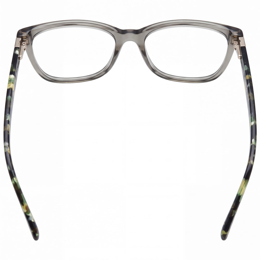 Longchamp Lo2707 Rectangle Eyeglasses Men — side view, Green temples