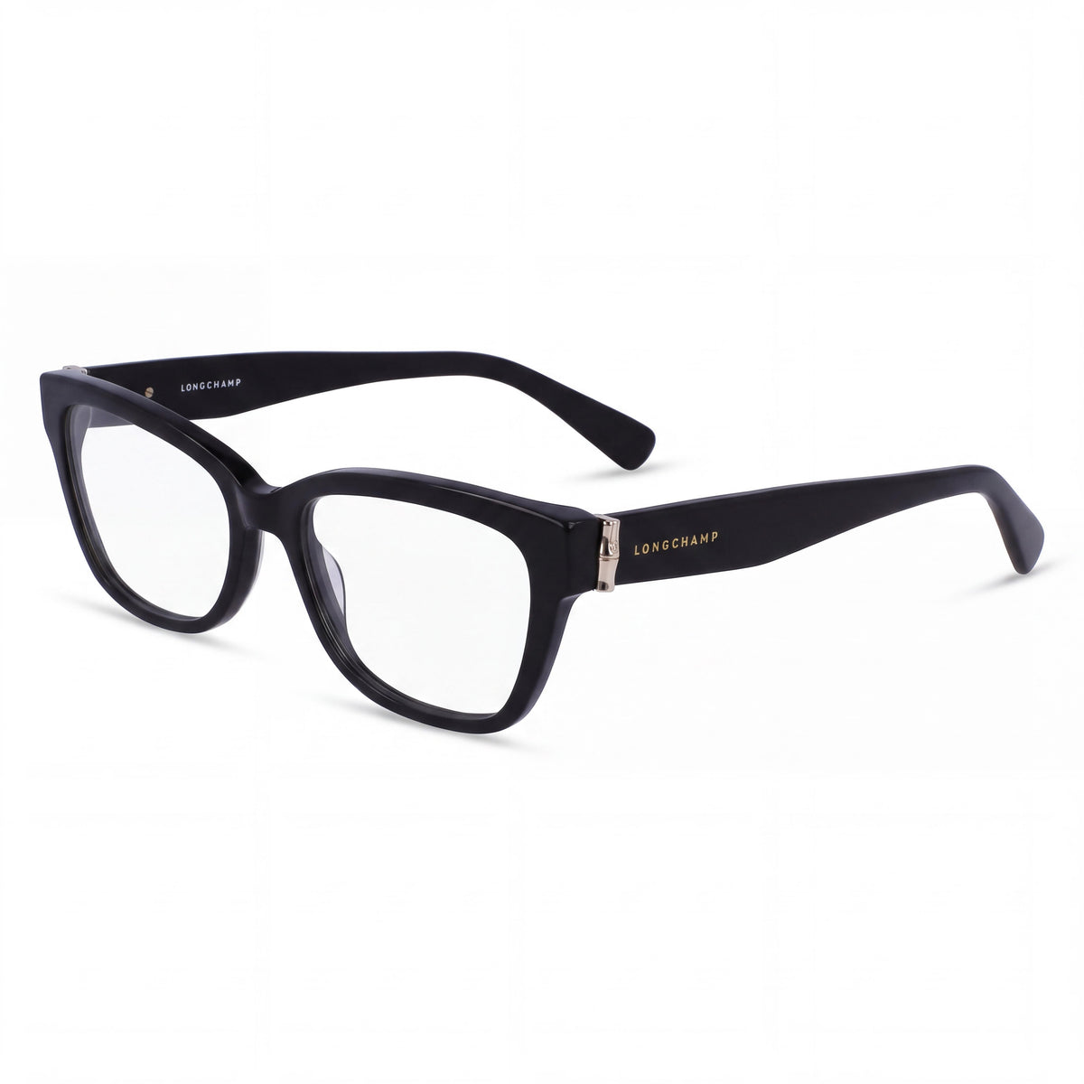 Longchamp LO2713 Black Cat Eye Eyeglasses for Women, Propionate 51mm, Photo 1