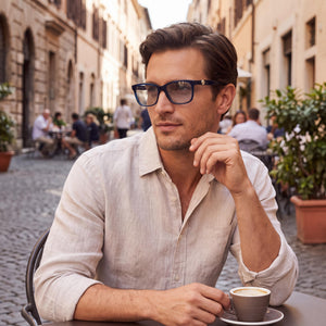 Longchamp LO2716 Blue Eyeglasses Men — lifestyle wear, long study sessions and exam periods