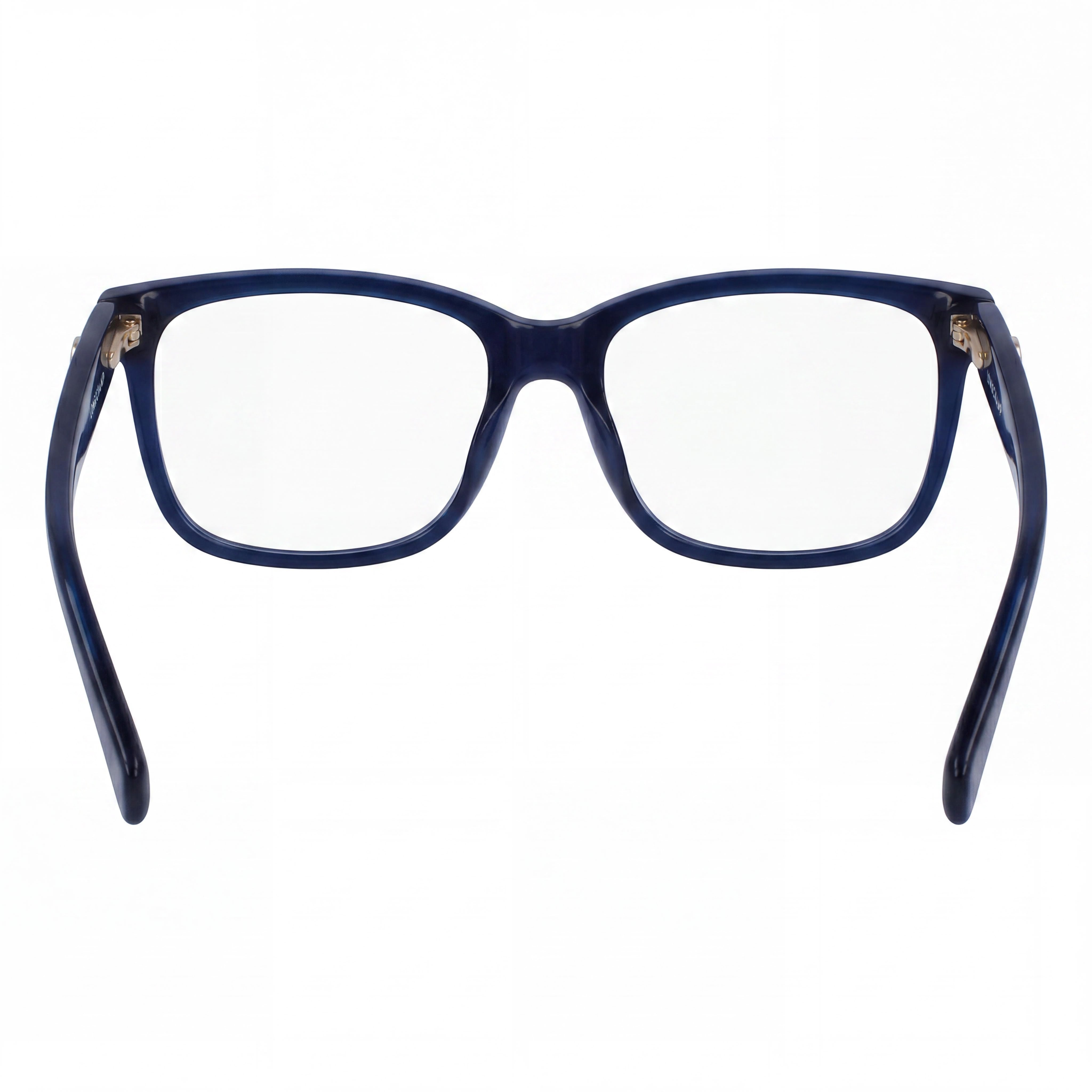 Longchamp LO2716 Blue Rectangle Eyeglasses for Men, Acetate 54mm, Photo 3