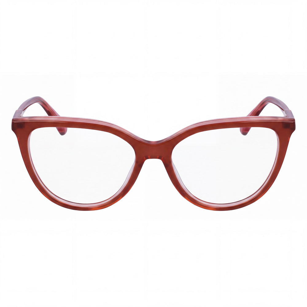 Longchamp LO2717 Cat Eye Eyeglasses for Men — front view, Alloy Steel