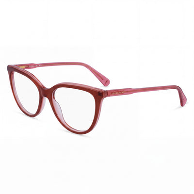 Longchamp LO2717 Red Cat Eye Eyeglasses for Men, Alloy Steel frame