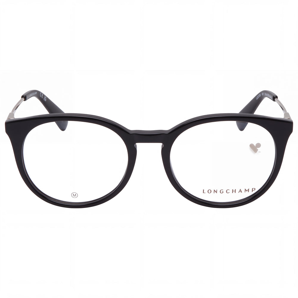 Longchamp Lo2720 Round Eyeglasses for Men — front view, Alloy Steel