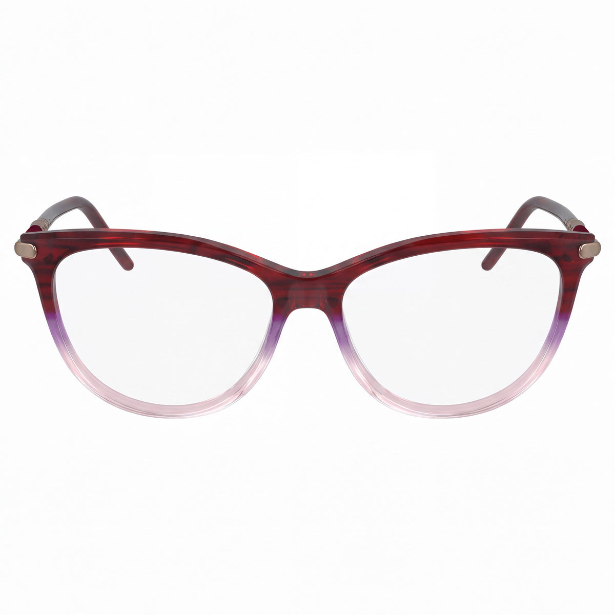 Montura óptica Longchamp Lo2727 de acetato para hombre, con diseño en color rosa burdeos y ancho de lente de 53 mm, Photo 2