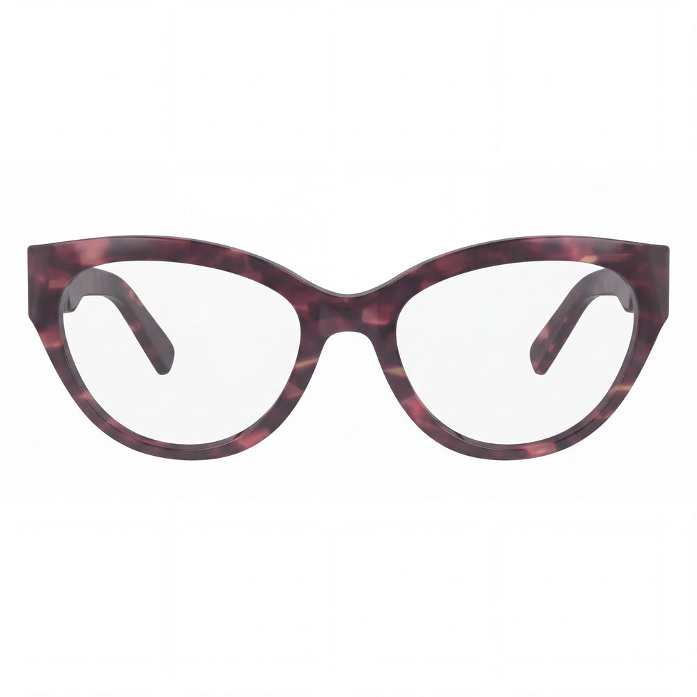 Longchamp Lo2728 Rectangle Eyeglasses for Men — front view, Acetate