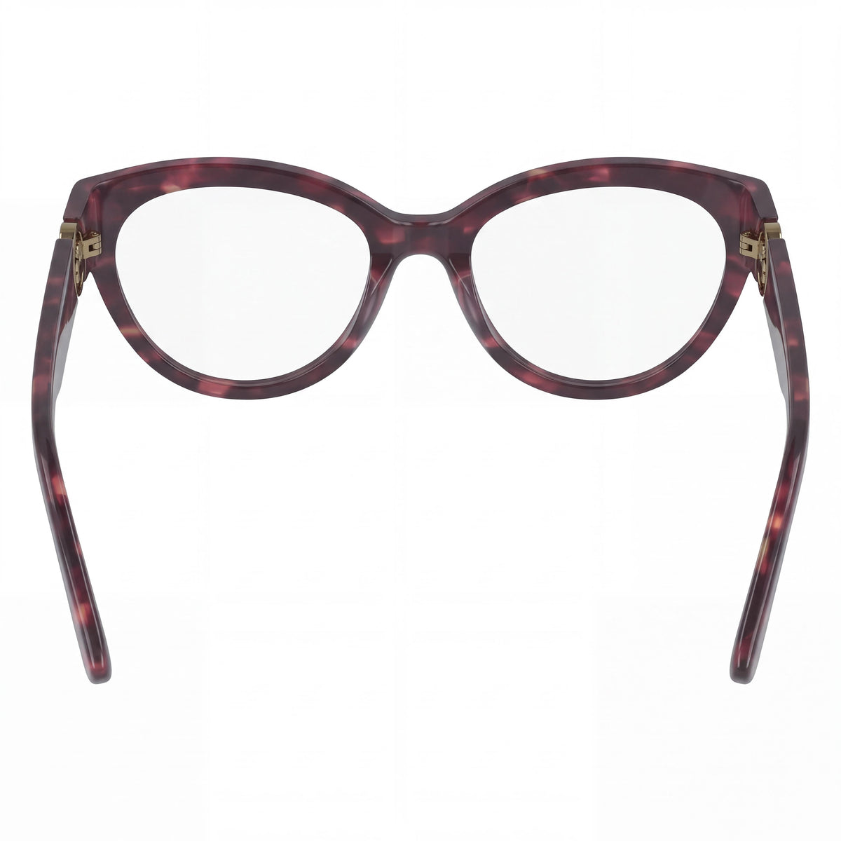 Gafas graduadas rectangulares Longchamp Lo2728 para hombre, texturizadas, color rojo, 53 mm, Photo 3