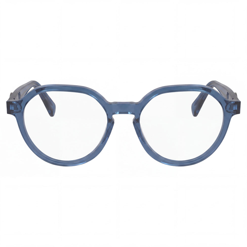 Longchamp Lo2730 Round Eyeglasses for Men — front view, Plastic